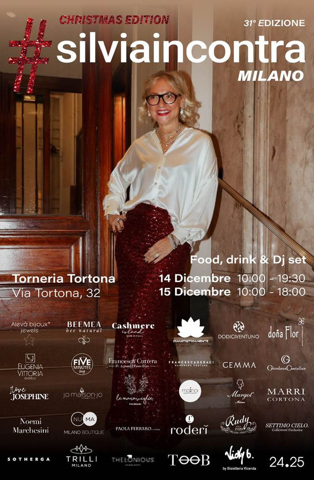 #SilviaIncontra – Christmas Edition Milano, Torneria Tortona – 14 e 15 dicembre 2024