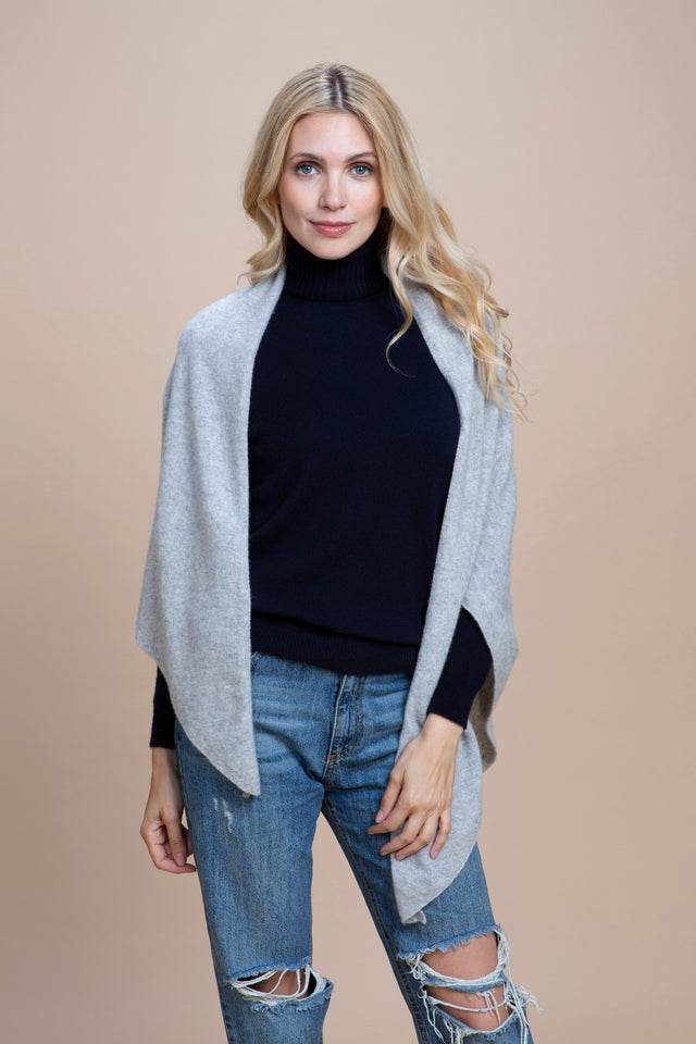 Abetone - Scialle a triangolo 100% Cashmere