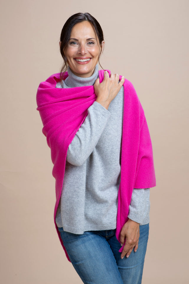 Abetone - 100% Cashmere Triangle-Shaped Shawl