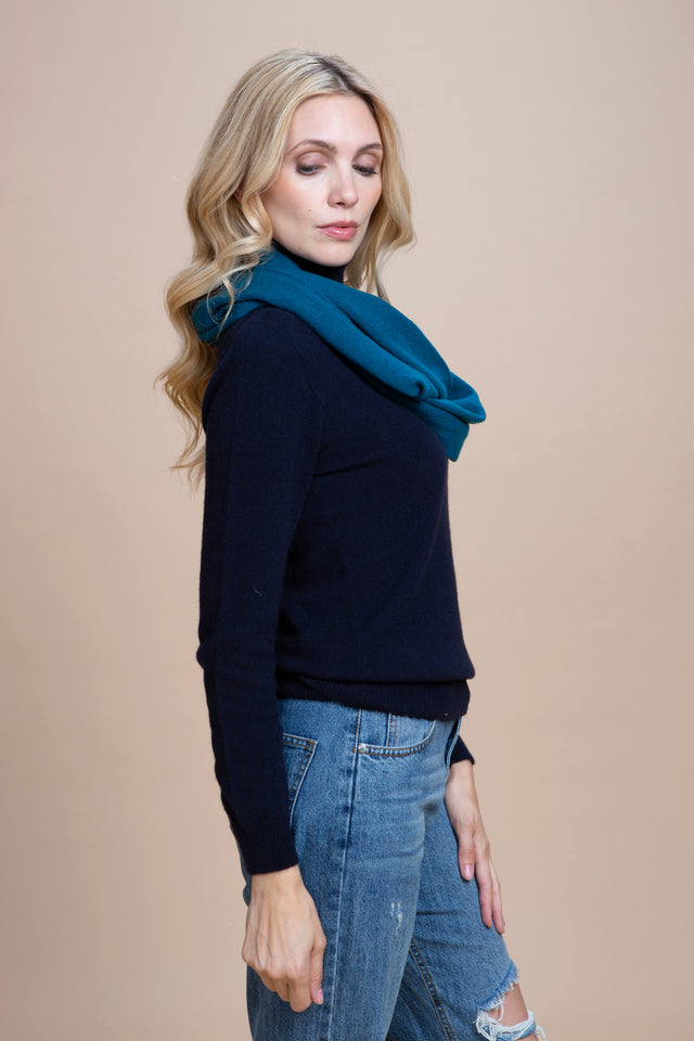 Cervinia - Sciarpa ad anello 100% Cashmere