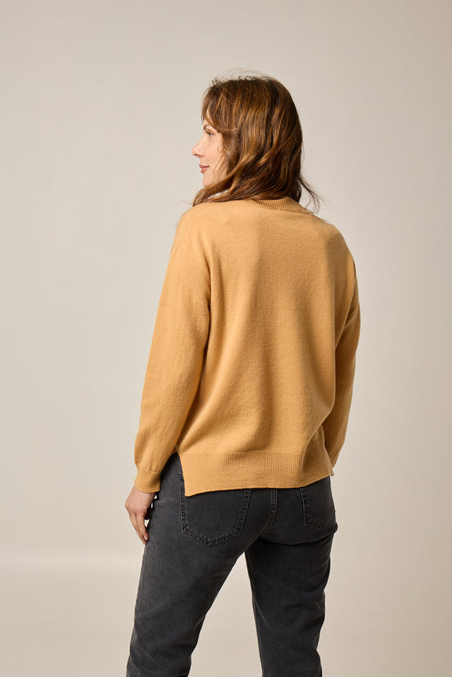 Gallipoli - Cashmere Blend Striped Boat Neck Sweater