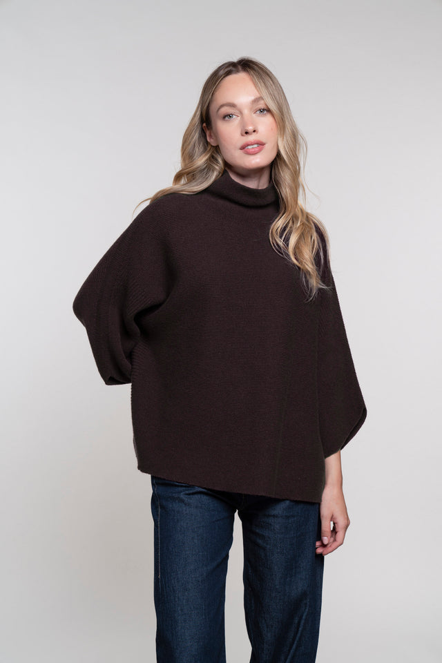 Montalcino - Links Mockneck Poncho