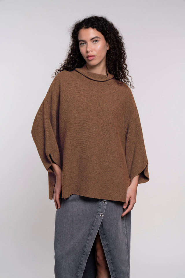 Montalcino - Links Mockneck Poncho