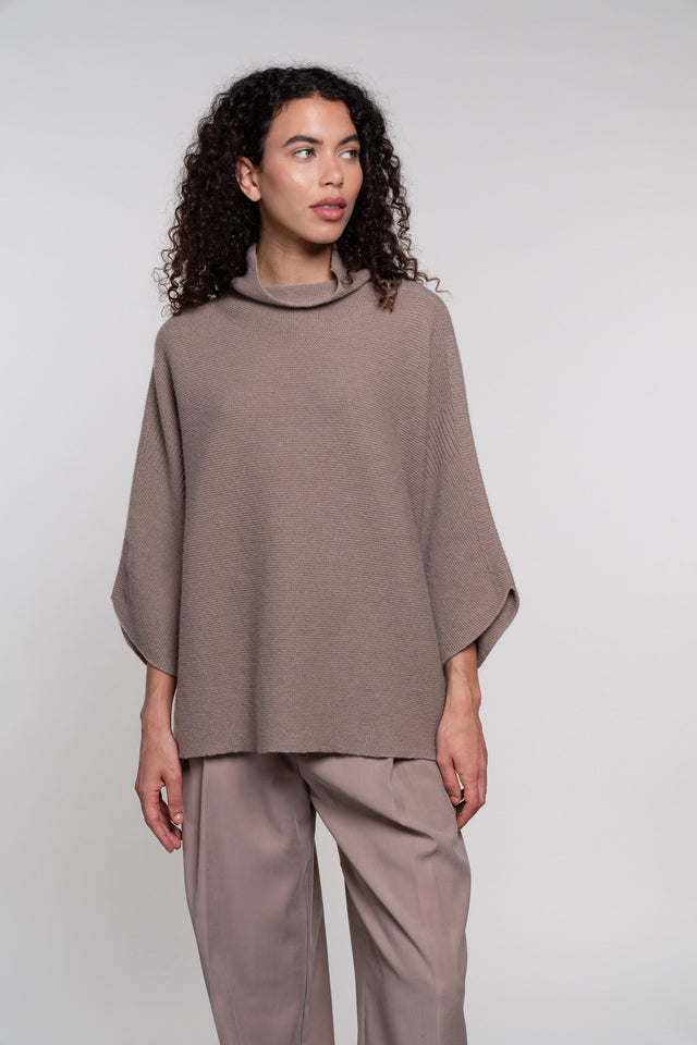 Montalcino - Links Mockneck Poncho