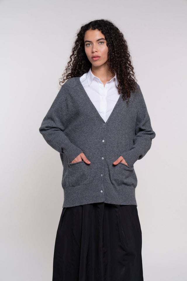 Vipiteno - Cardigan over con tasche