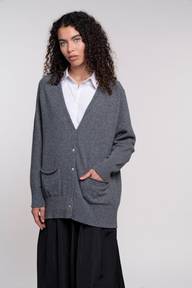 Vipiteno - Cardigan over con tasche