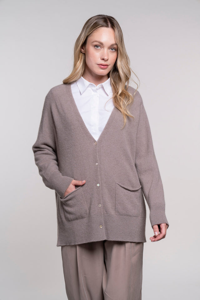 Vipiteno - Cardigan over con tasche