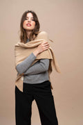 Abetone - Scialle a triangolo 100% Cashmere