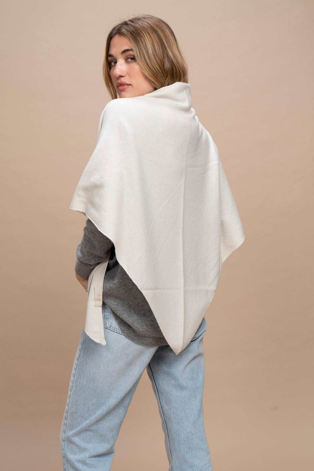 Abetone - Scialle a triangolo 100% Cashmere