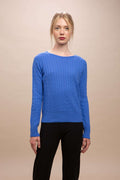 Aida - Maglia con trecce 100% cashmere