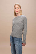 Aida - Maglia con trecce 100% cashmere