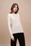 Aida - Maglia con trecce 100% cashmere