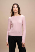 Aida - Maglia con trecce 100% cashmere