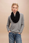 Cervinia - Sciarpa ad anello 100% Cashmere