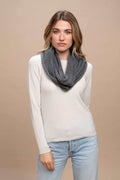 Cervinia - Sciarpa ad anello 100% Cashmere