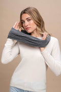 Cervinia - Sciarpa ad anello 100% Cashmere