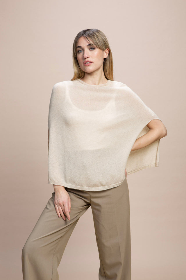 Forte dei Marmi Light - Poncho 100% Cashmere