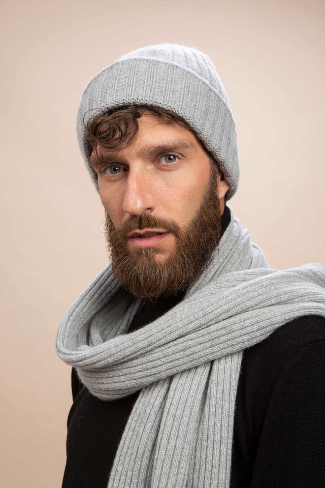 Lancillotto - Cappellino a coste in Cashmere rigenerato