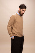 Leonardo - Girocollo a costa inglese 100% Cashmere