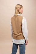 Ponza - Gilet con scollo a V 100% Cashmere