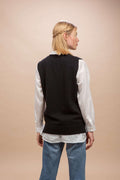 Ponza - Gilet con scollo a V 100% Cashmere