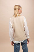 Ponza - Gilet con scollo a V 100% Cashmere