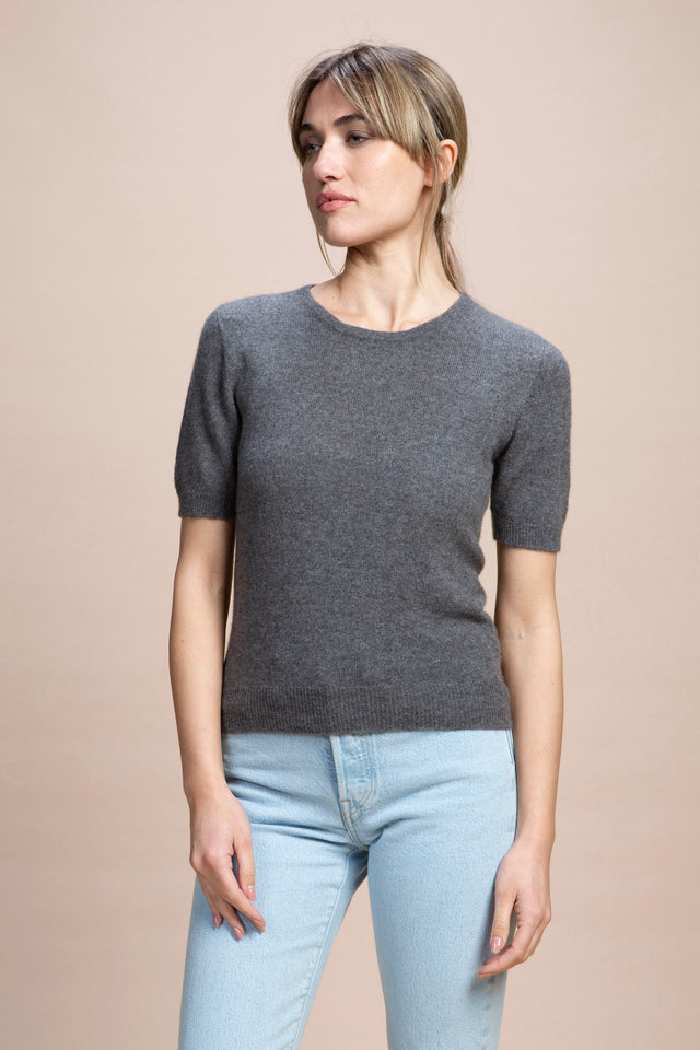 Positano - Maglia mezza manica 100% Cashmere