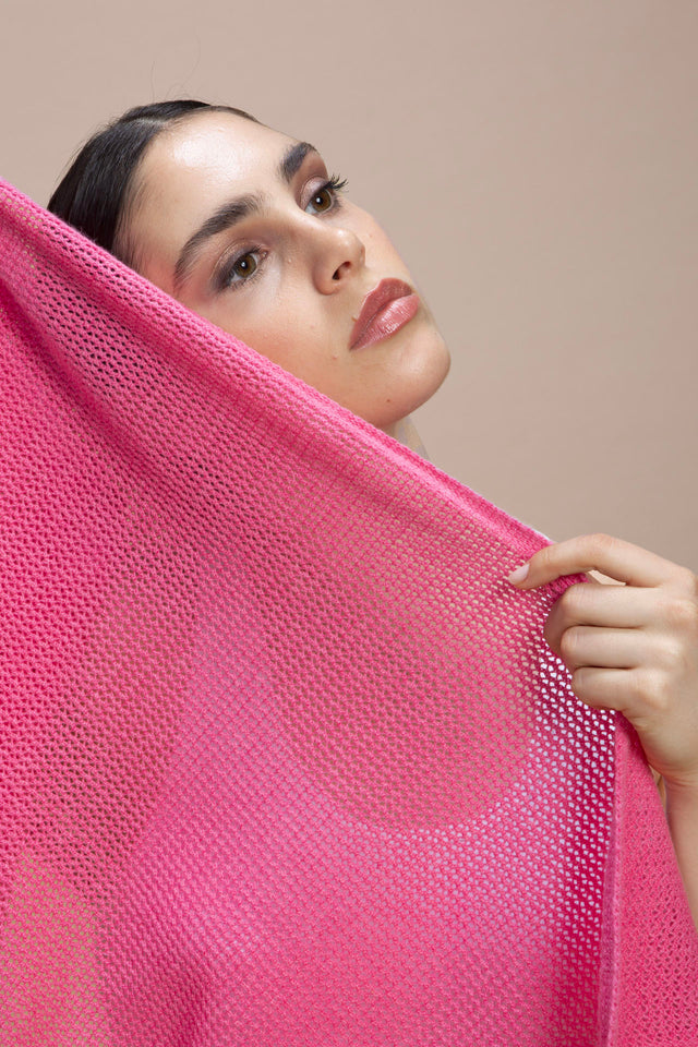 Sabaudia - 100% Cashmere Perforated Light Shawl