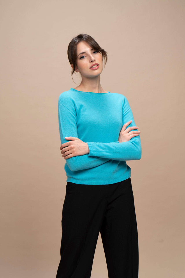 Sanremo: girocollo 100% Cashmere