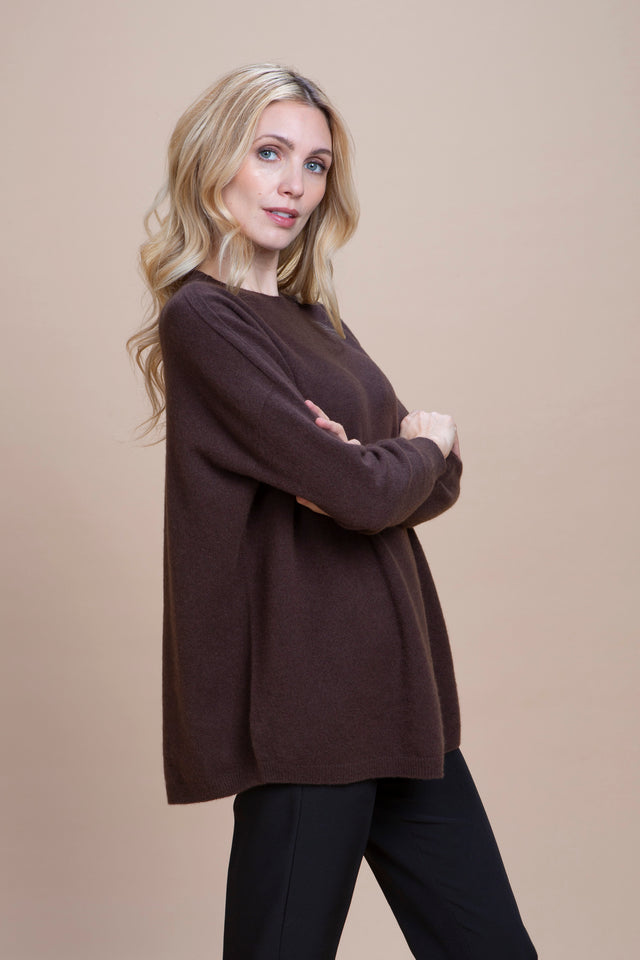 Viareggio - Maxi girocollo 100% Cashmere